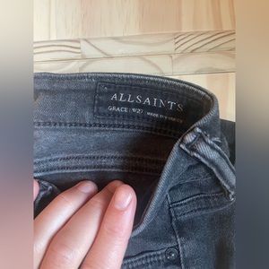 Black All Saints Jeans SIZE 27